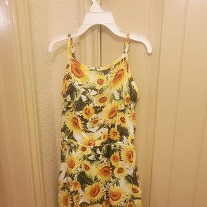 Girls Sunflower Dress Size 11/12